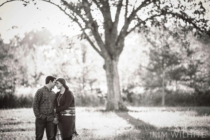 outdoor engagement session