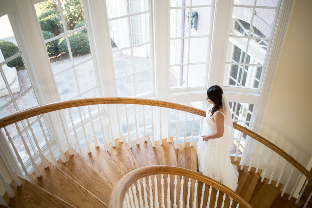 Mansion at Red Hill bridal pictures.