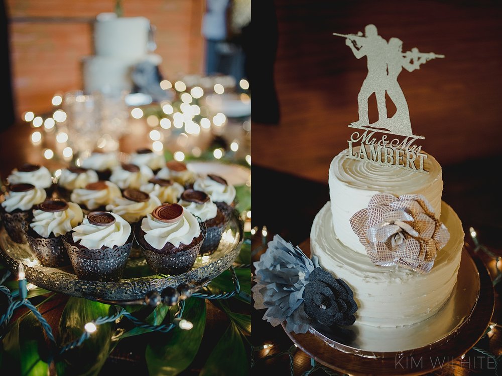 Wedding Cake with Cupcakes