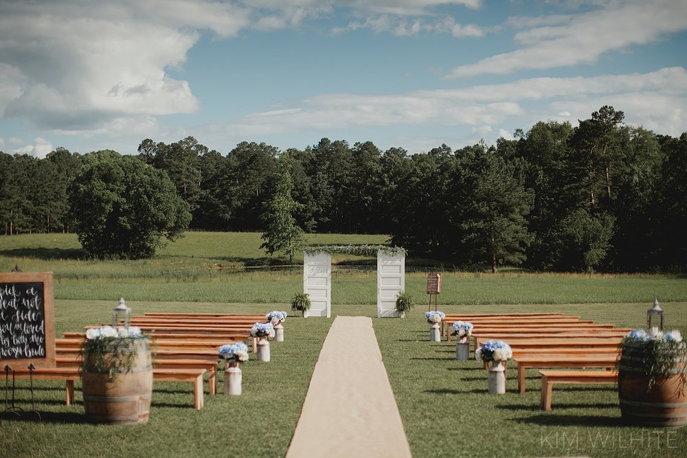 The Meadow Wedding Barn Ceremony