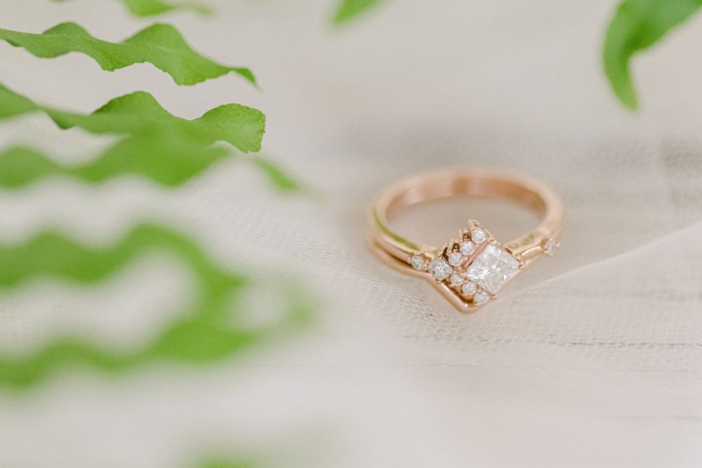 wedding ring and wedding band picture.